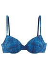 JETTE B&uuml;gel-Bikini-Top Bikini Oberteil Damen - marine bedruckt