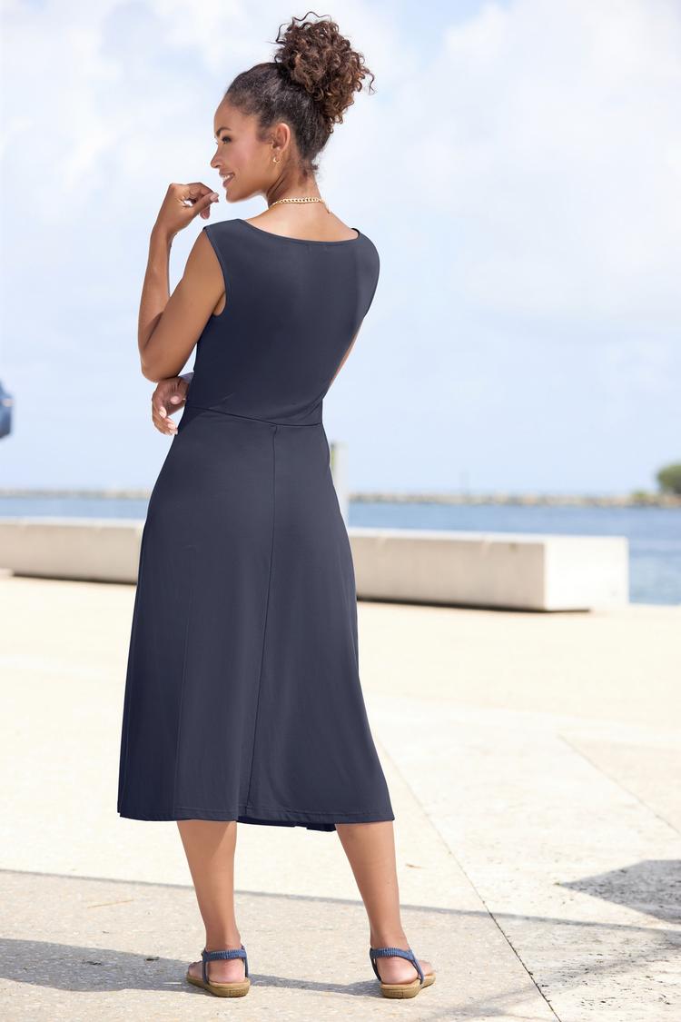 Lascana Lascana Midikleid Kleid Damen - blau - 0 | SportScheck