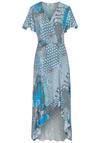 Buffalo Maxikleid Maxikleid Damen - blau