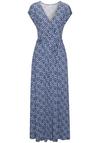 Lascana Maxikleid Maxikleid Damen - blau