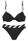 FRENCH CONNECTION B&uuml;gel-Bikini Bikini Set Damen - schwarz