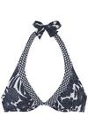 sunseeker B&uuml;gel-Bikini-Top Bikini Oberteil Damen - marine bedruckt