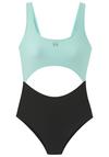 LASCANA Active Badeanzug Badeanzug Damen - schwarz-mint