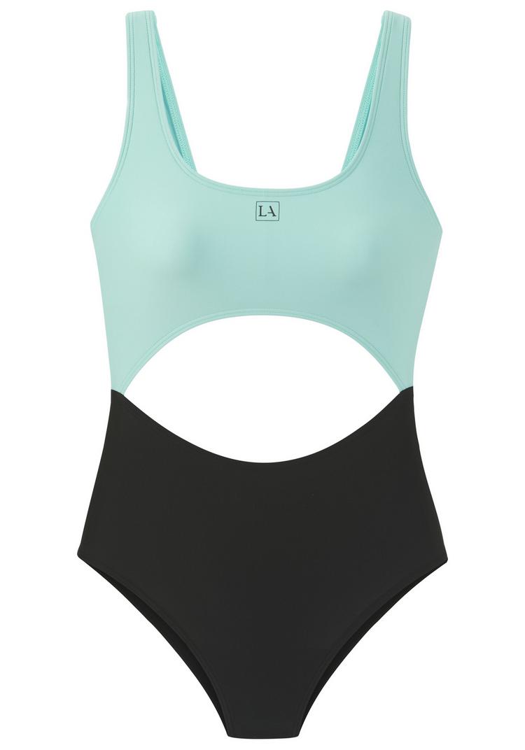 LASCANA Active LASCANA Active Badeanzug Badeanzug Damen - schwarz-mint - 0 | SportScheck