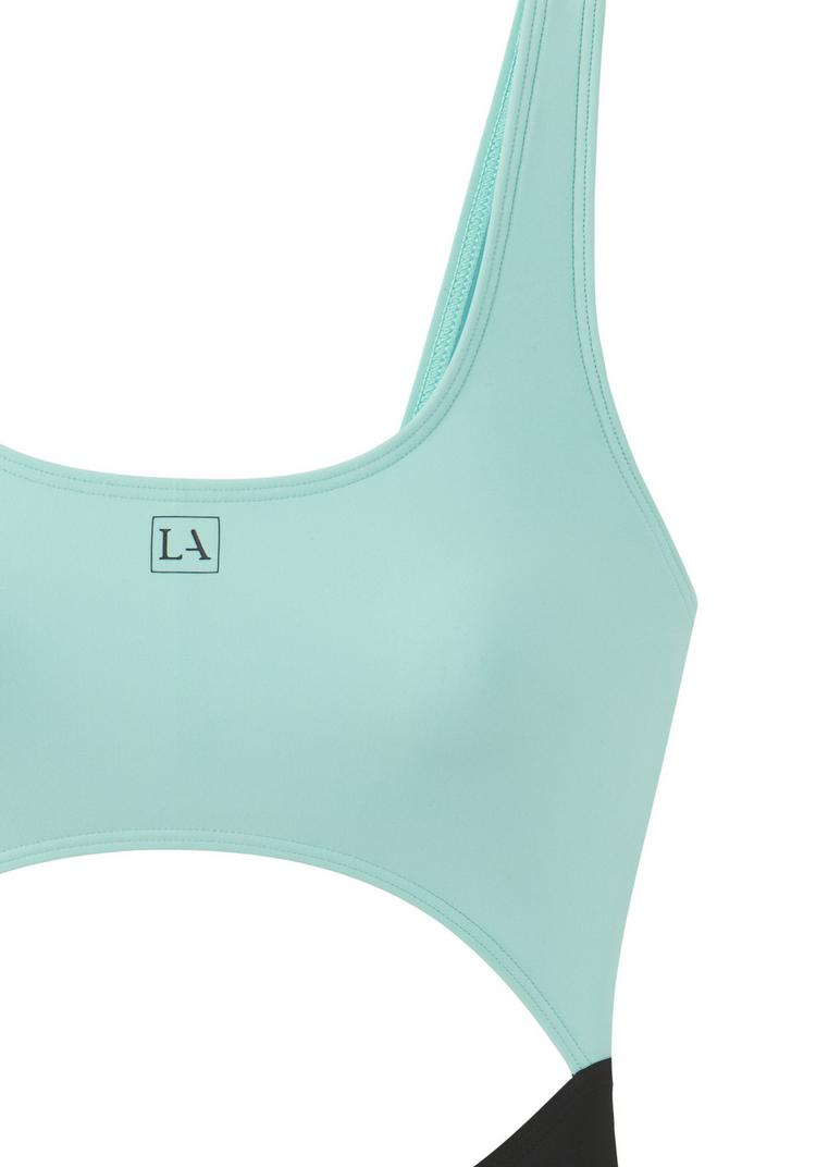 LASCANA Active LASCANA Active Badeanzug Badeanzug Damen - schwarz-mint - 0 | SportScheck