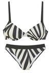 FRENCH CONNECTION B&uuml;gel-Bikini Bikini Set Damen - schwarz-creme