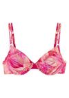 S.OLIVER B&uuml;gel-Bikini-Top Bikini Oberteil Damen - pfirsich bedruckt