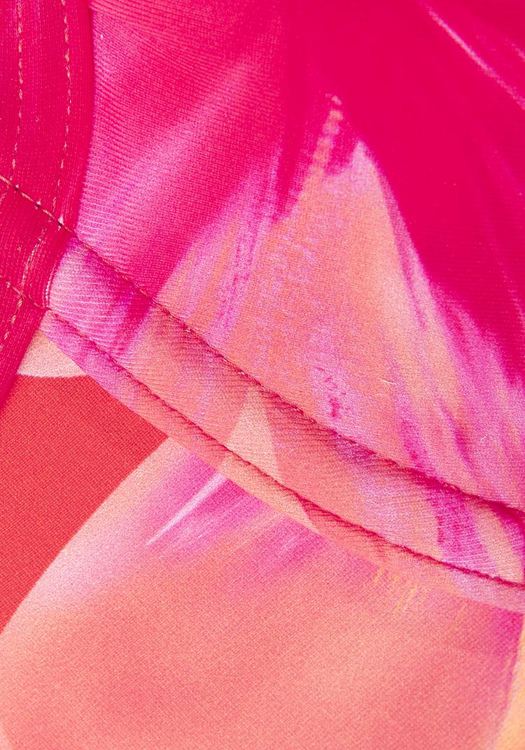 S.OLIVER S.OLIVER B&uuml;gel-Bikini-Top Bikini Oberteil Damen - pfirsich bedruckt - 0 | SportScheck