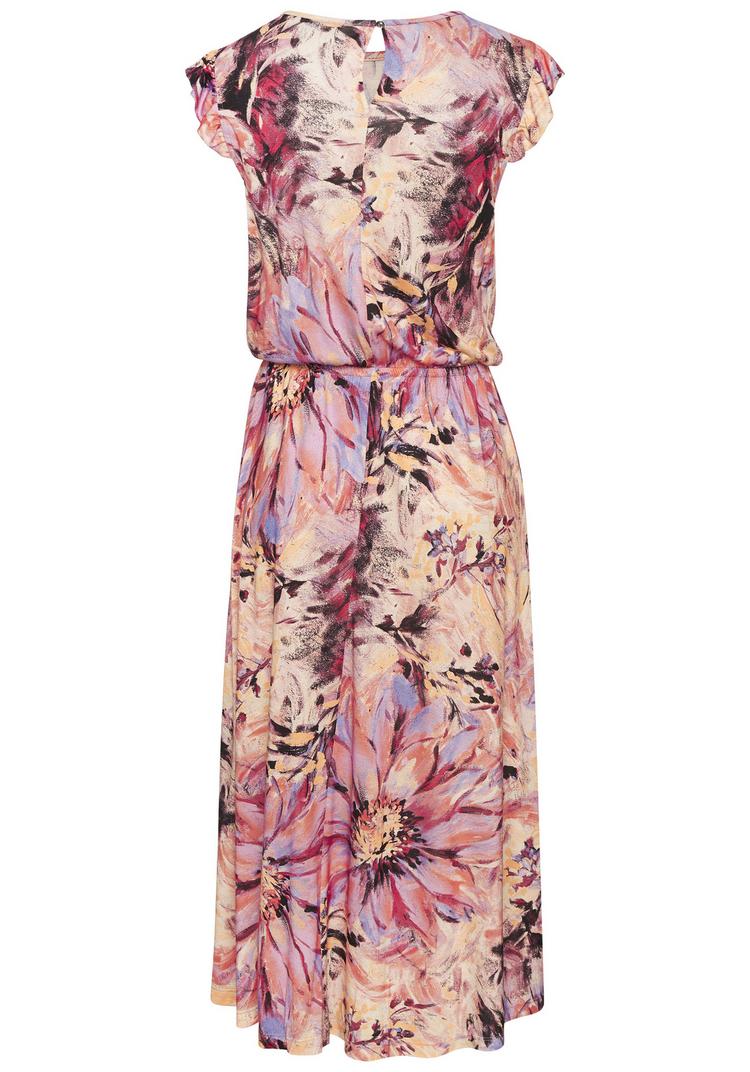 Lascana Lascana Midikleid Kleid Damen - pink bedruckt - 0 | SportScheck