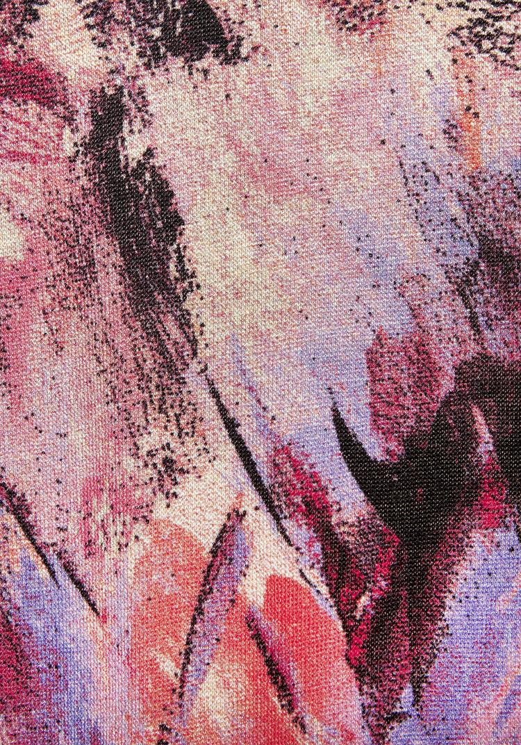 Lascana Lascana Midikleid Kleid Damen - pink bedruckt - 0 | SportScheck