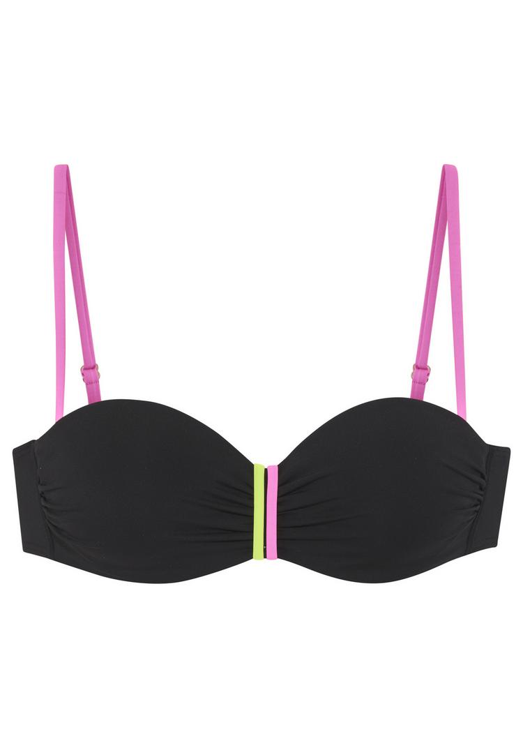 Buffalo Buffalo B&uuml;gel-Bandeau-Bikini-Top Bikini Oberteil Damen - schwarz - 0 | SportScheck