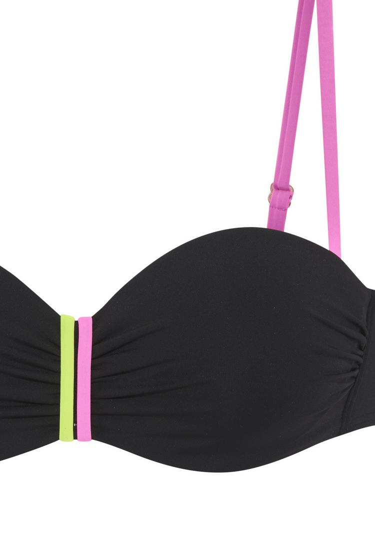 Buffalo Buffalo B&uuml;gel-Bandeau-Bikini-Top Bikini Oberteil Damen - schwarz - 2 | SportScheck