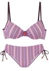 Vivance B&uuml;gel-Bikini Bikini Set Damen - rosa bedruckt
