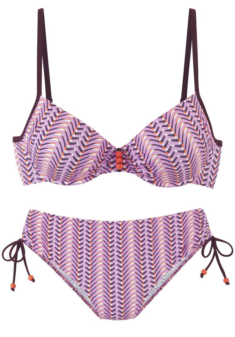 Vivance Vivance B&uuml;gel-Bikini Bikini Set Damen - rosa bedruckt - 0 | SportScheck