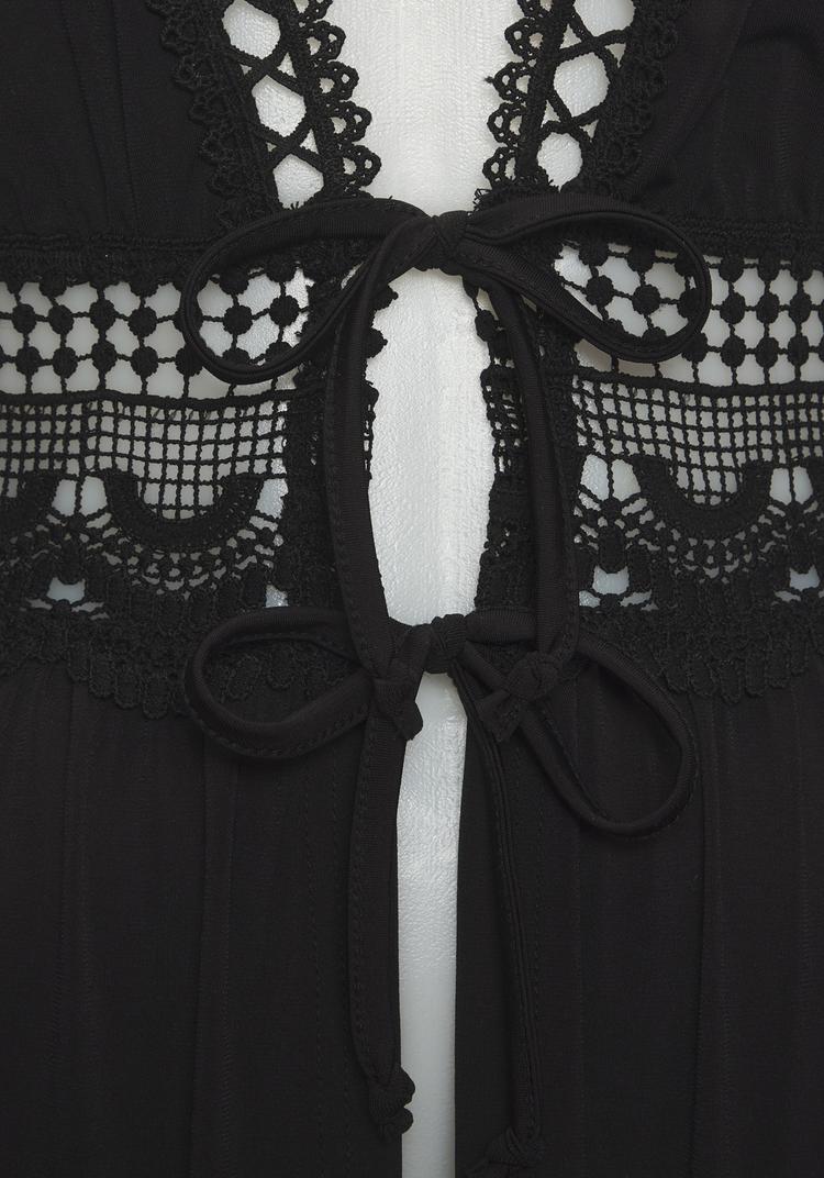 Lascana Lascana Strandkleid Tr&auml;gerkleid Damen - schwarz - 1 | SportScheck