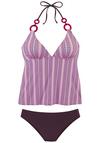 Vivance Tankini Bikini Set Damen - rosa bedruckt