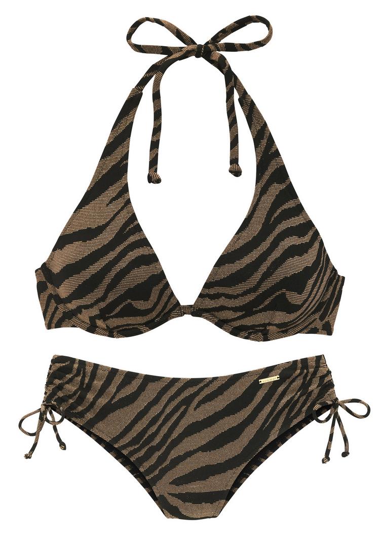 BRUNO BANANI BRUNO BANANI B&uuml;gel-Bikini Bikini Set Damen - schwarz-gold - 0 | SportScheck