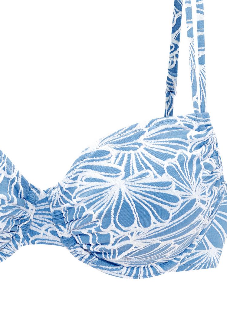 VENICE BEACH VENICE BEACH B&uuml;gel-Bikini-Top Bikini Oberteil Damen - blau - 0 | SportScheck