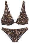 BRUNO BANANI B&uuml;gel-Bikini Bikini Set Damen - leo bedruckt