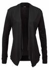 Lascana Shirtjacke Langarmshirt Damen - schwarz