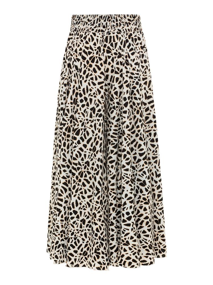 Lascana Lascana Hosenrock Hosenrock Damen - creme-schwarz bedruckt - 0 | SportScheck