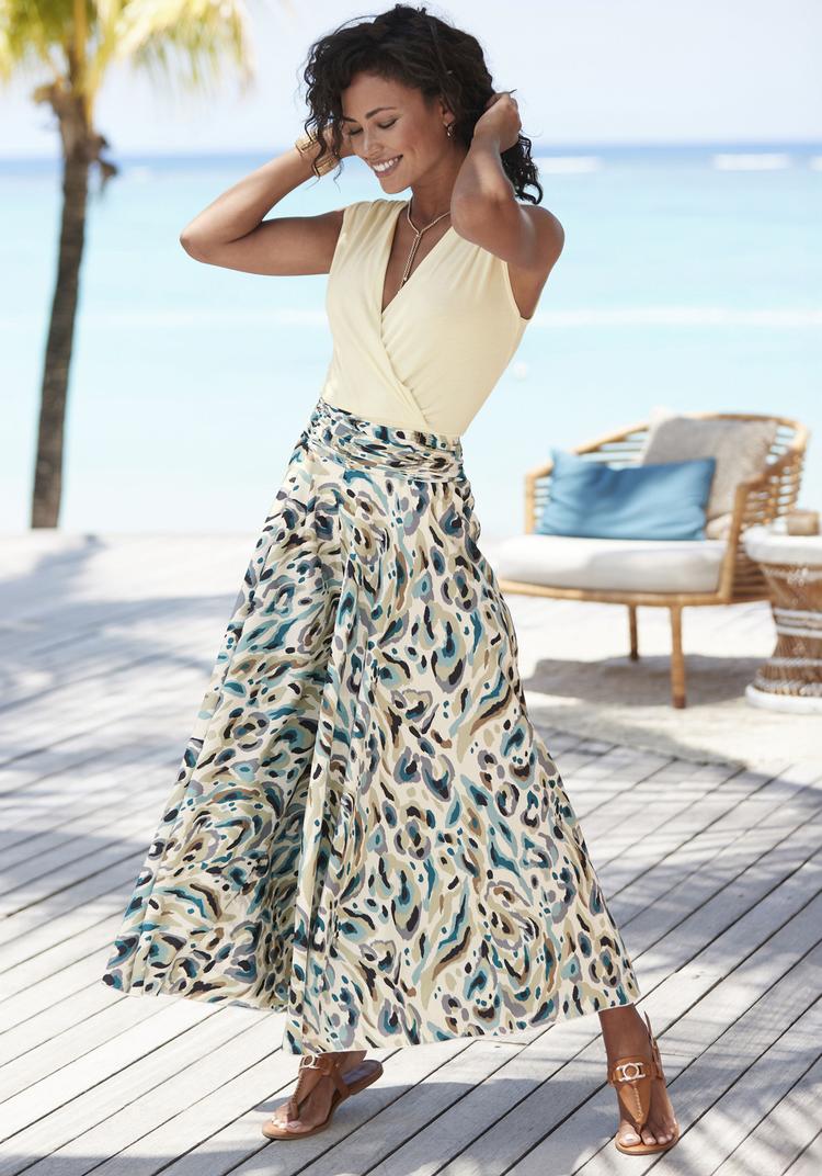 Lascana Lascana Hosenrock Hosenrock Damen - sand bedruckt - 2 | SportScheck