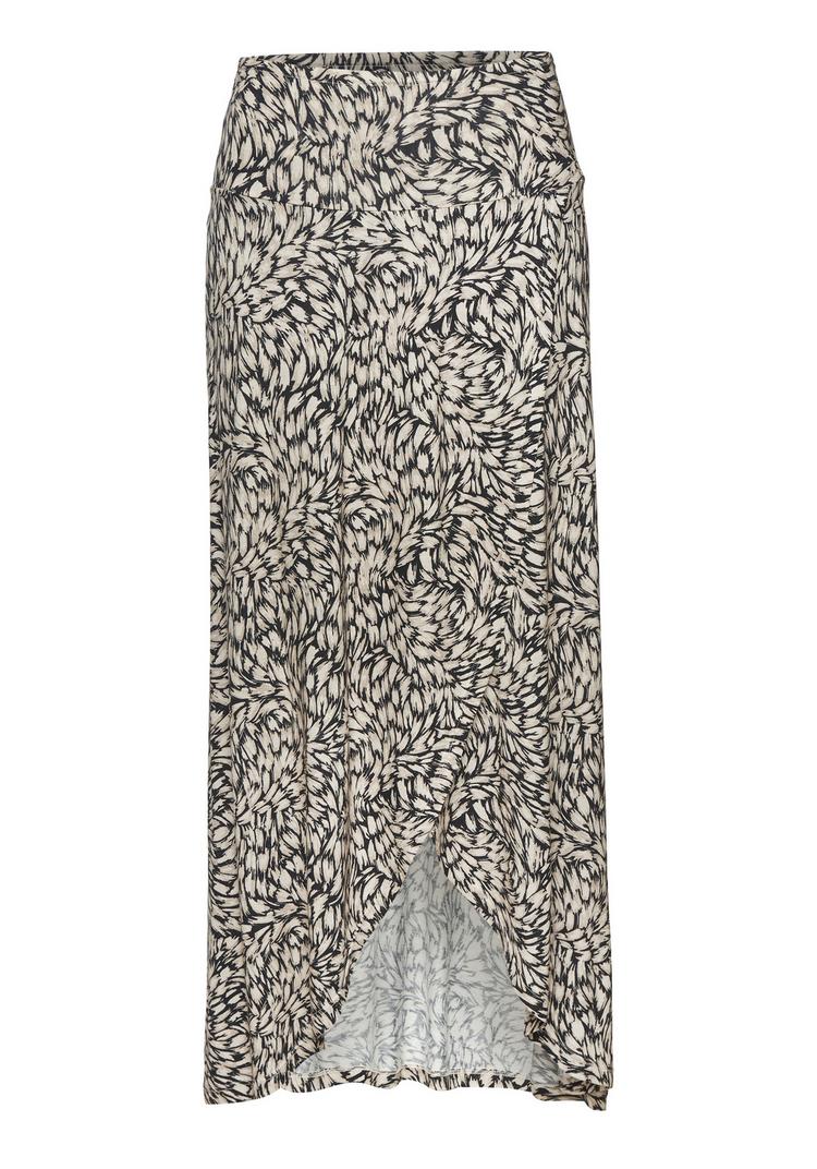 Buffalo Buffalo Jerseyrock Minirock Damen - schwarz-taupe bedruckt - 0 | SportScheck