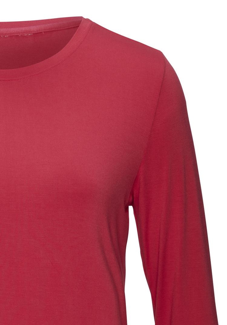 Lascana Lascana Langarmshirt Langarmshirt Damen - pink - schwarz - 2 | SportScheck