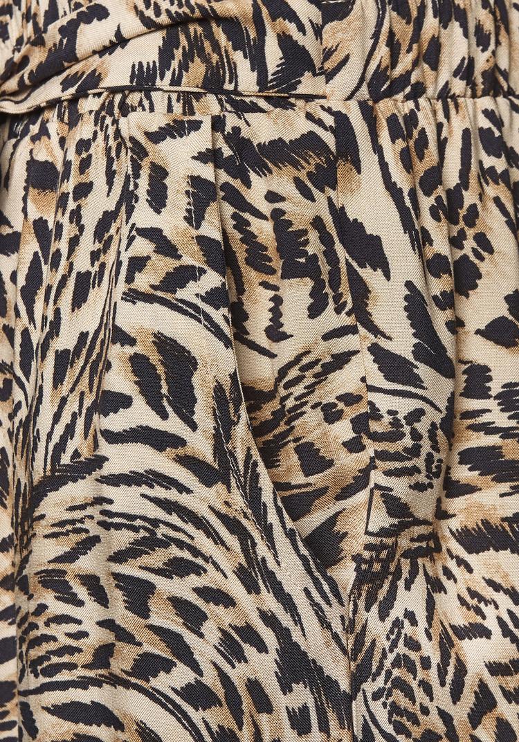 Buffalo Buffalo Palazzohose Stoffhose Damen - beige - blau - 0 | SportScheck