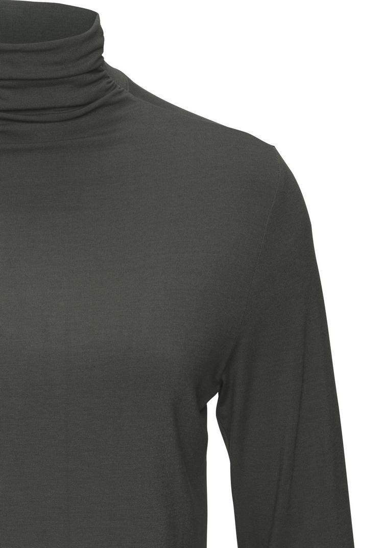 Lascana Lascana Langarmshirt Langarmshirt Damen - graugr&uuml;n - creme - 2 | SportScheck