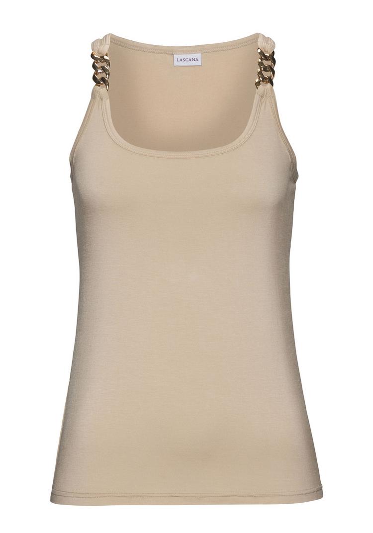 Lascana Lascana Tanktop Tanktop Damen - beige - 0 | SportScheck