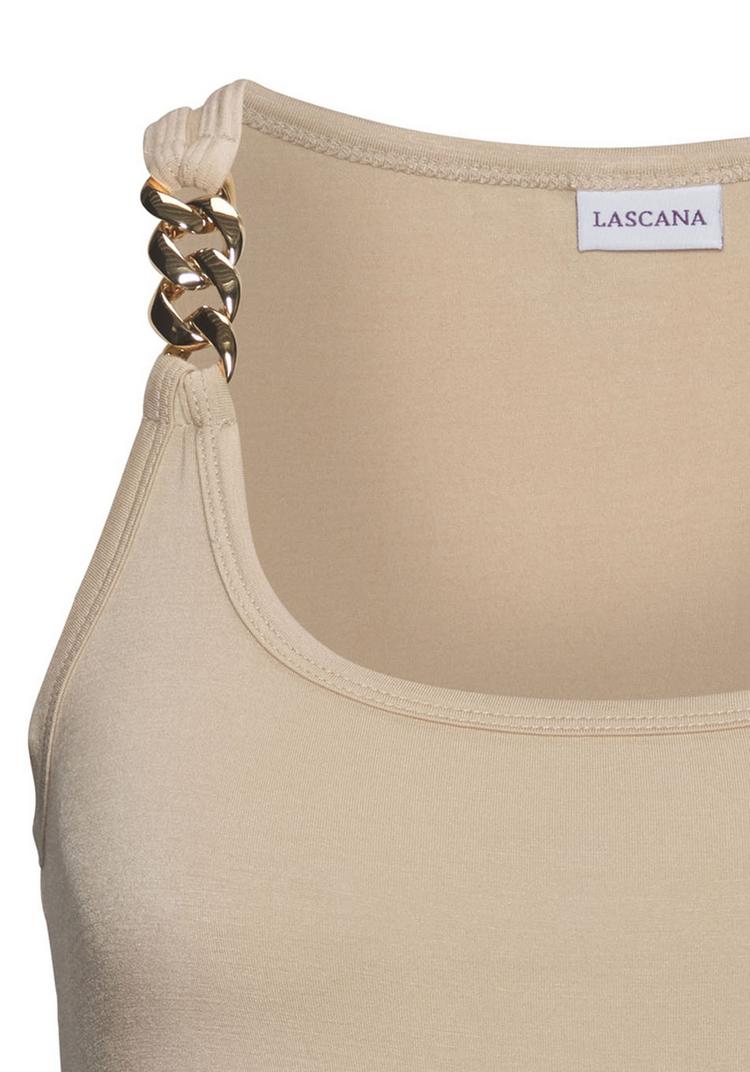 Lascana Lascana Tanktop Tanktop Damen - beige - 1 | SportScheck