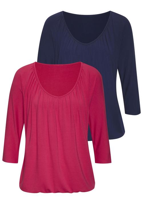 Lascana 3/4-Arm-Shirt Longshirt Damen