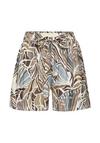 Lascana Strandshorts Shorts Damen - creme-khaki-hellblau-braun bedruckt