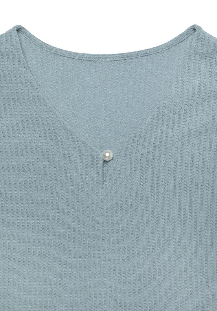 Lascana Lascana Kurzarmshirt T-Shirt Damen - rose - mint - 1 | SportScheck