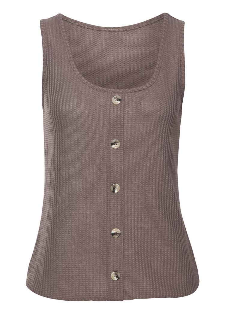 Lascana Lascana Tr&auml;gertop Shirt Doppelpack Damen - taupe - 0 | SportScheck