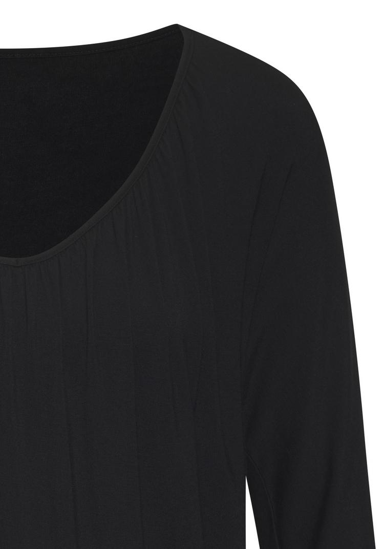 Lascana Lascana 3/4-Arm-Shirt Longshirt Damen - schwarz - 1 | SportScheck