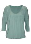 Lascana 3/4-Arm-Shirt Longshirt Damen - mint