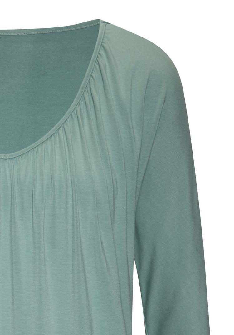 Lascana Lascana 3/4-Arm-Shirt Longshirt Damen - mint - 0 | SportScheck