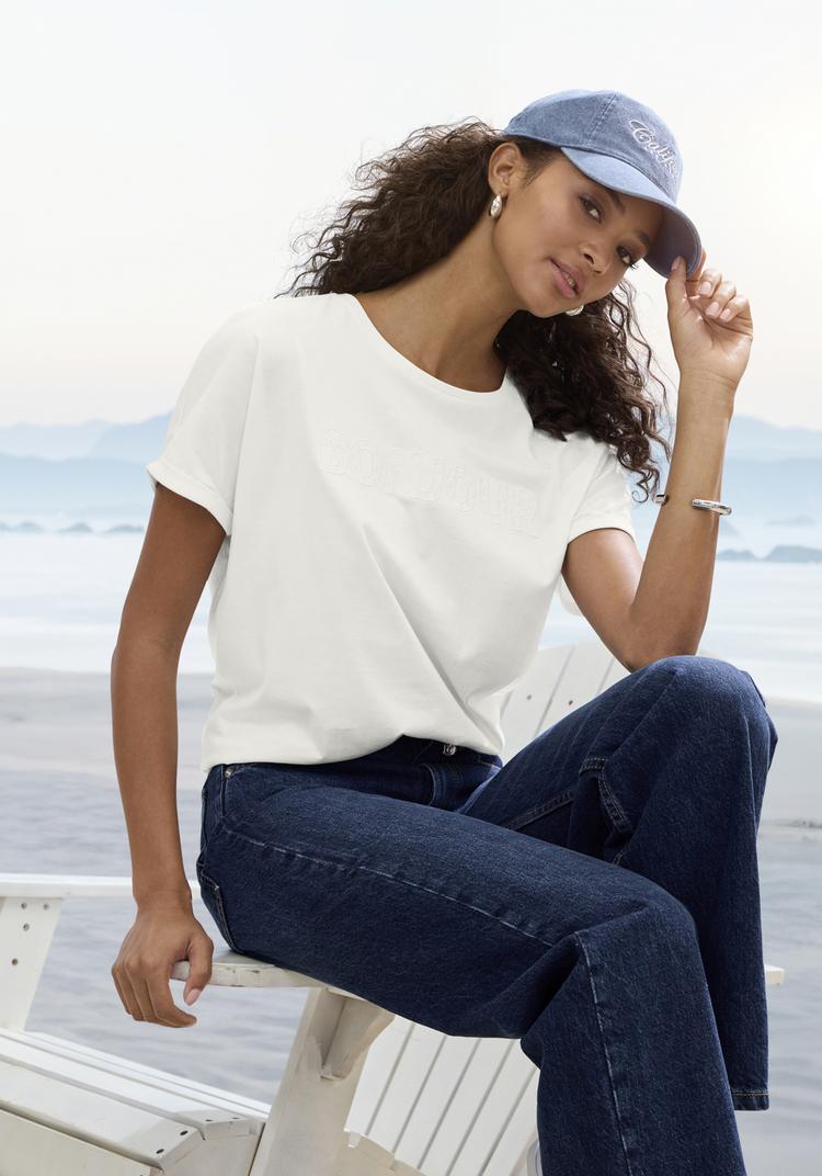 Vivance by Lascana Vivance by Lascana T-Shirt T-Shirt Damen - creme - 2 | SportScheck