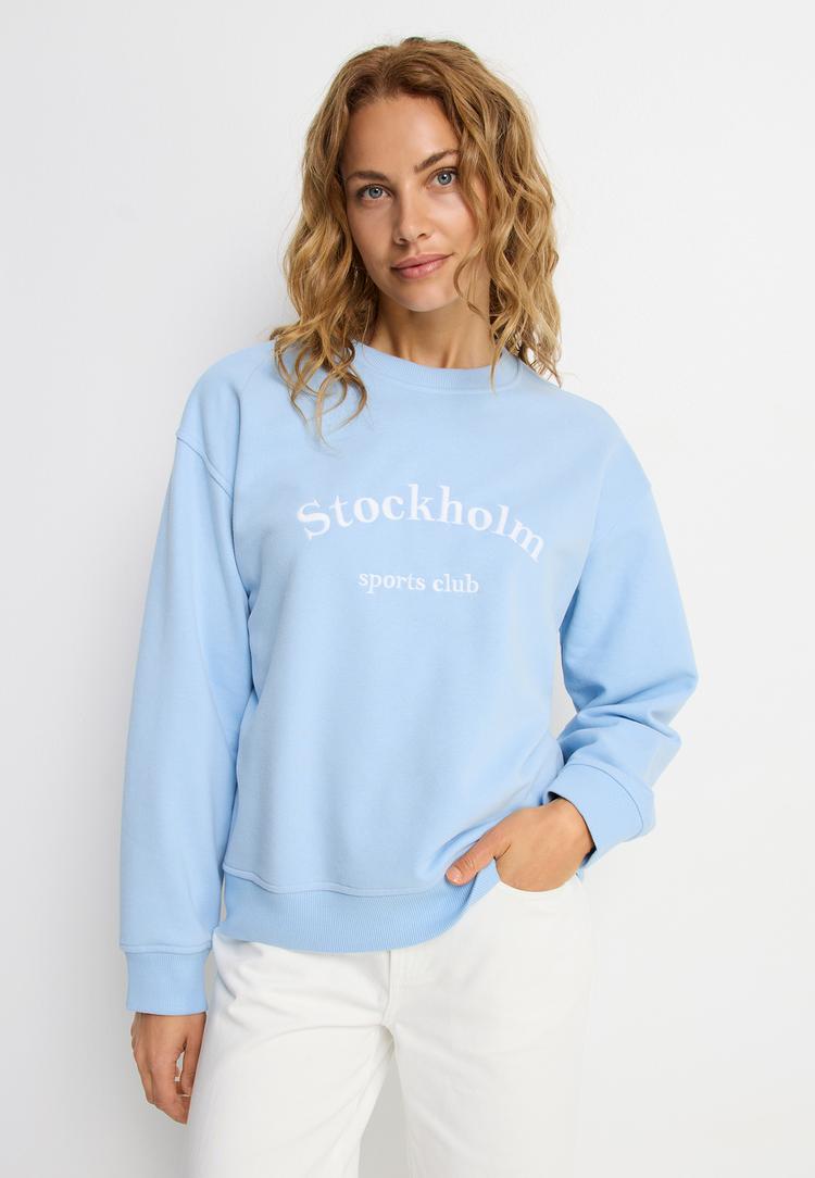 Lascana Lascana Sweatshirt Sweatshirt Damen - himmelblau - 1 | SportScheck