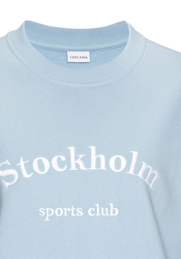 Lascana Lascana Sweatshirt Sweatshirt Damen - himmelblau - 0 | SportScheck