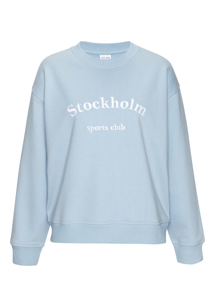 Lascana Lascana Sweatshirt Sweatshirt Damen - himmelblau - 0 | SportScheck