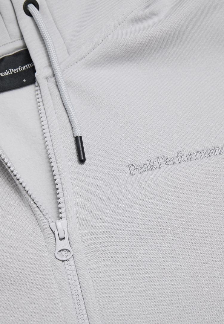 Peak Performance Peak Performance W Original Small Logo Zip Hood Sweatshirt Damen - HELLGR:LIGHT GREY - 0 | SportScheck