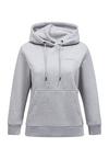 Peak Performance W Original Small Logo Hood Sweatshirt Damen - GRAU