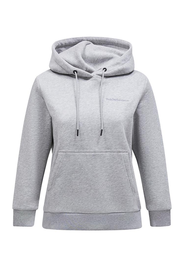 Peak Performance Peak Performance W Original Small Logo Hood Sweatshirt Damen - GRAU - 0 | SportScheck