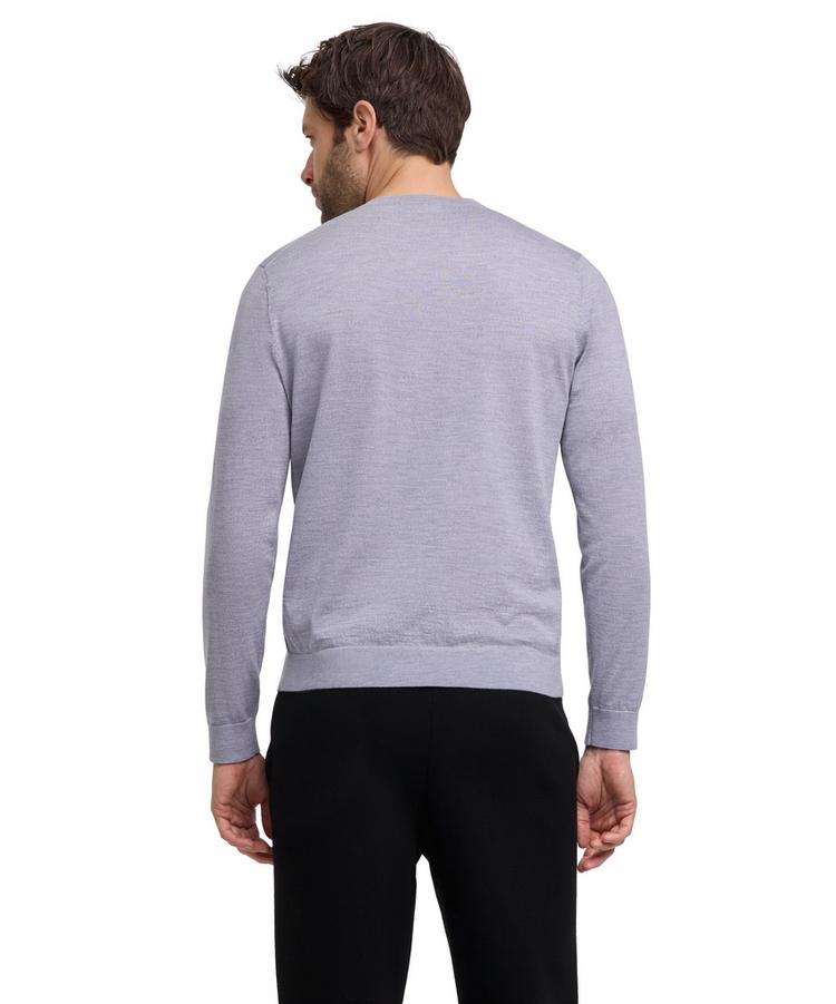Falke Falke Merino Ultrafine V-Neck Strickpullover Herren - dusty mel. (3268) - 0 | SportScheck