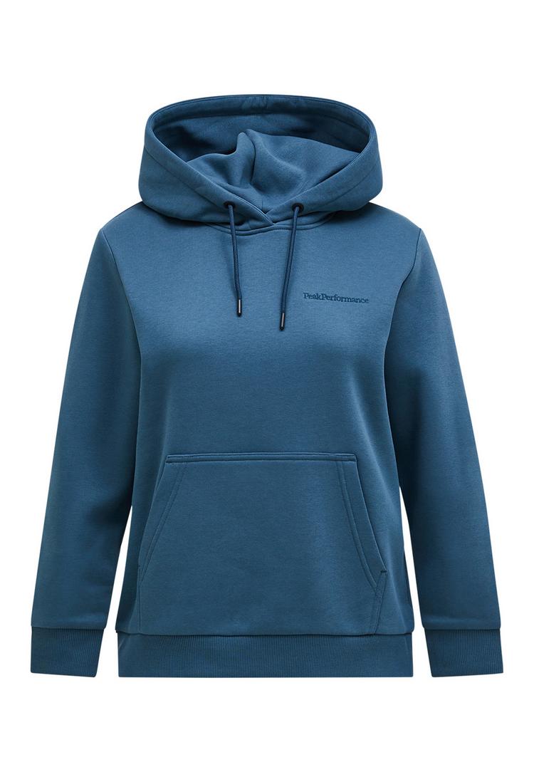 Peak Performance Peak Performance W Original Small Logo Hood Sweatshirt Damen - taubenblau - 0 | SportScheck