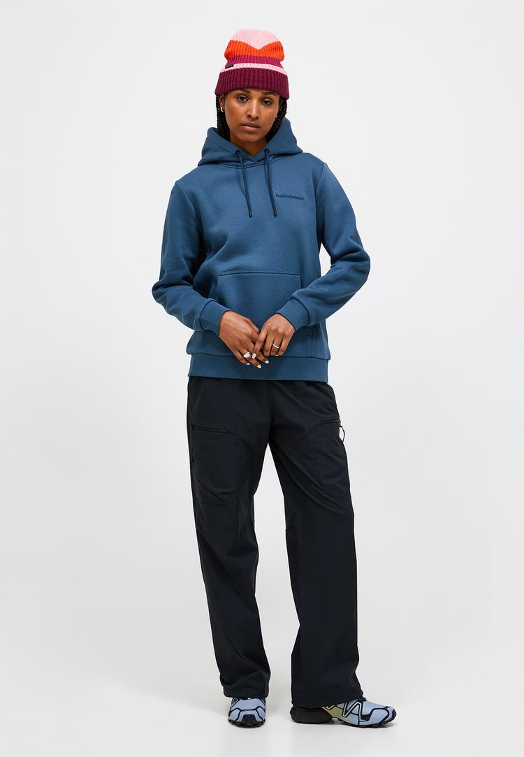Peak Performance Peak Performance W Original Small Logo Hood Sweatshirt Damen - taubenblau - 0 | SportScheck