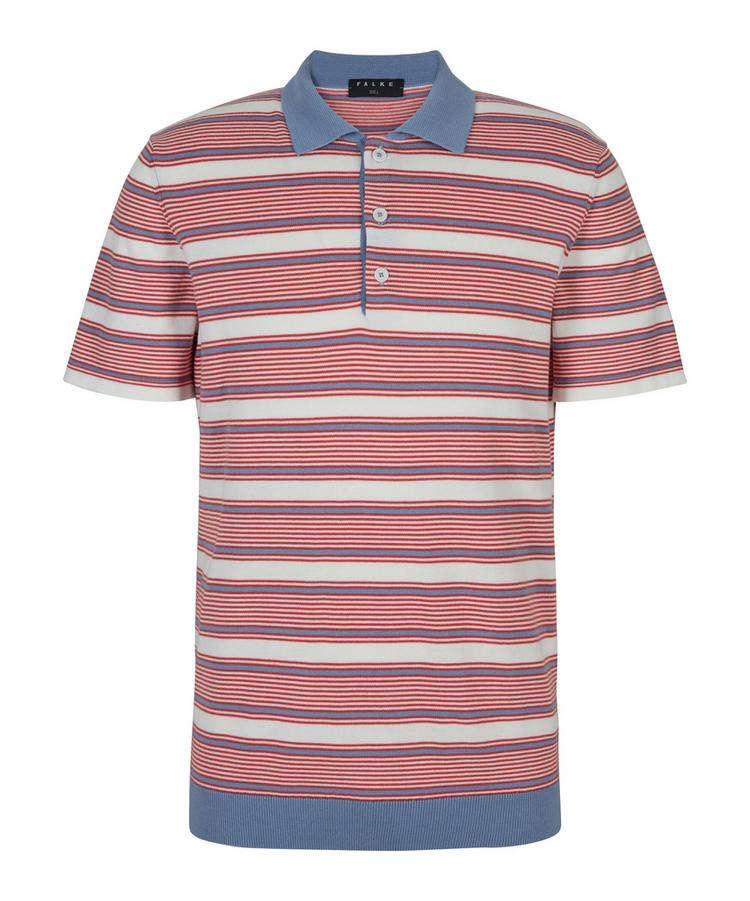 Falke Falke Cotton Polo Shirt Poloshirt Herren - ice blue (6283) - 0 | SportScheck